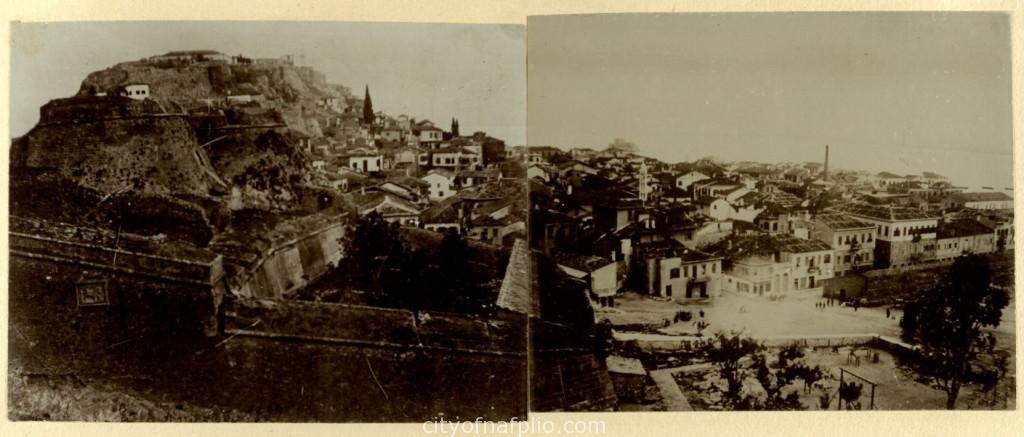 Crociera nei porti di Oriente. Maggio - giugno - luglio 1907. Nauplia. Panorama da Pitakey 31 maggio