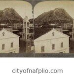 Το Ναύπλιο με το Παλαμίδι στο βάθος. Ναύπλιο, γύρω στα 1897 Underwood & Underwood